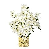 22in. Dogwood Artificial Arrangement in Gold Vase | Amazon (US)