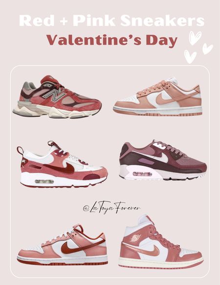 Valentine’s Day Red and Pink sneakers! These styles are perfect casual sneakers and would make great Valentine’s Day gifts ❤️

My favorite are the pink new balance and pink high and low dunks. 


Valentine’s Day, Valentine’s Day sneakers, red sneakers, pink sneakers, pink shoes, red shoes, pink nikes, pink new balance shoes, Valentine’s Day gift 

#LTKshoecrush #LTKGiftGuide #LTKSeasonal