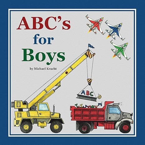 ABC's for Boys (Hardcover Alphabet Book, Baby & Children's Book - Hand-Illustrated Trucks, Planes... | Amazon (US)