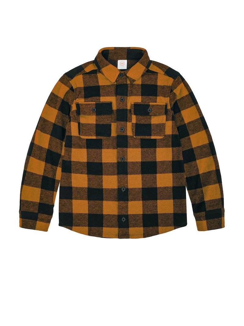 Wonder Nation Boys Knit Shacket, Sizes 4-18 | Walmart (US)