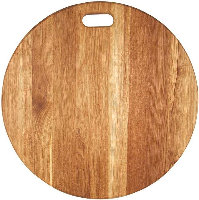 LUX American Oak Wood Diameter 19 inches Oversized Charcuterie Board | Large Cheese Board | Servi... | Amazon (US)