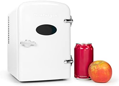 Nostalgia Refrigerator with Eraser Board Door Carry Handle and Display Window for Home, Office, C... | Amazon (US)