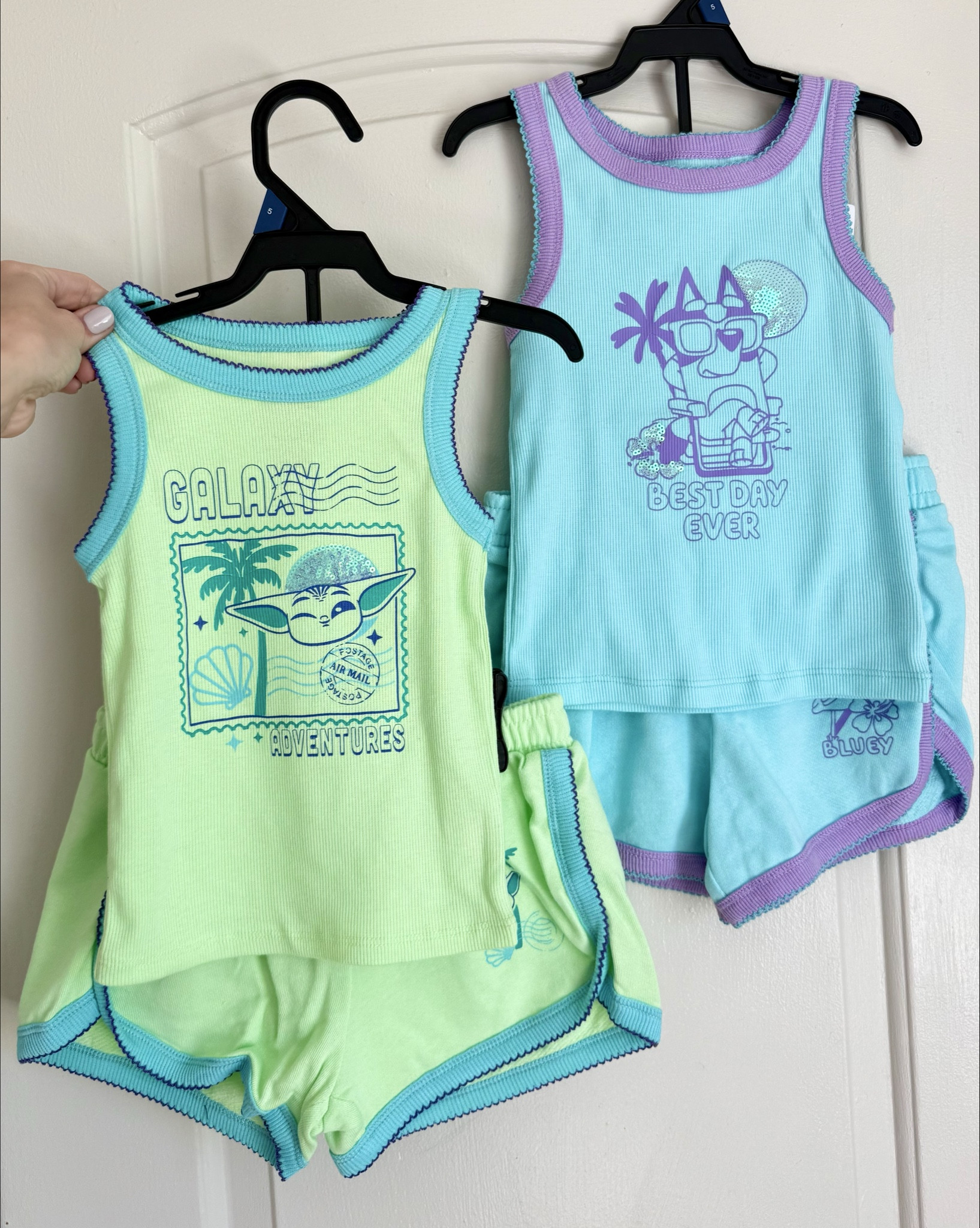 NEW! Girls character tanks and matching short sets 😍 how CUTE for Spring! 
-
#disney #bluey #moana #toystory #walmart #walmartfind #walmartmom #girlfashion #girlstyle #springclothing #kidsfashion #kidstyle #girlmom #toddlergirlfashion #toddlergirlstyle