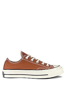 Converse Chuck 70 No Waste Canvas Sneaker in Mineral Clay, Egret, & Black from Revolve.com | Revolve Clothing (Global)