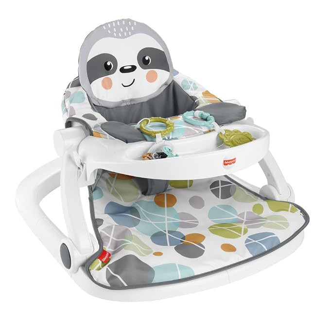 Fisher-Price Portable Baby Chair Sit-Me-Up Floor Seat with Snack Tray, Newborn Sensory Activity T... | Amazon (US)