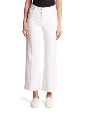 Fray Bis Cropped Heavy Twill Jeans | Saks Fifth Avenue
