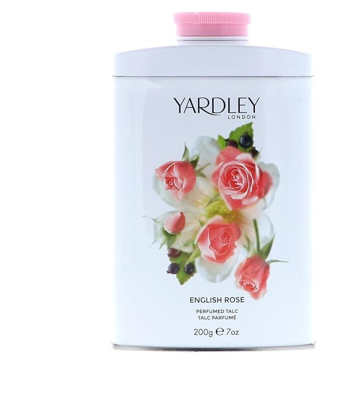 Yardley London Scented Talc Powder, English Rose Scent, 7 Oz/ 200 g | Amazon (US)