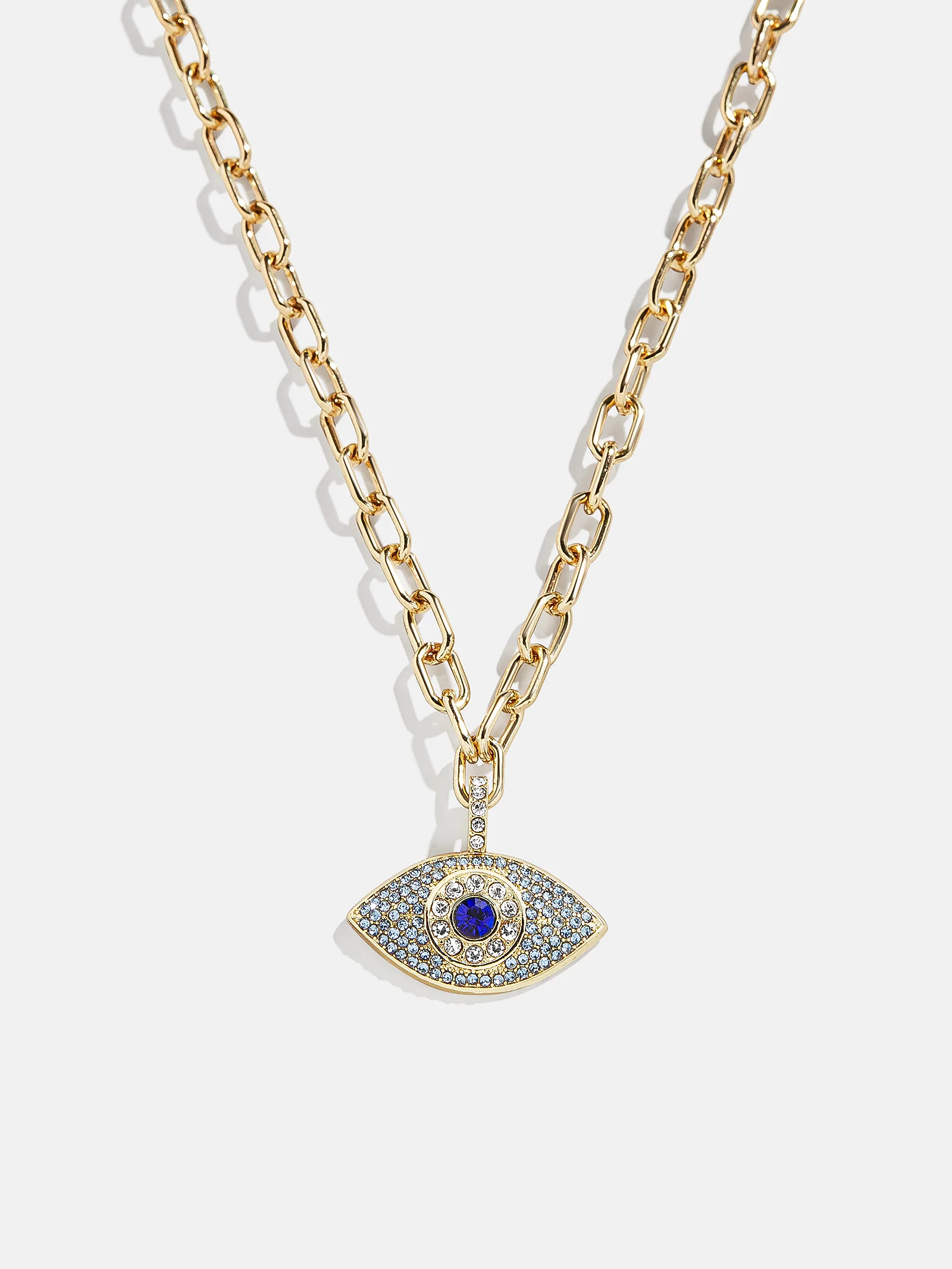 Eyes Out Necklace - Gold/Blue | BaubleBar (US)