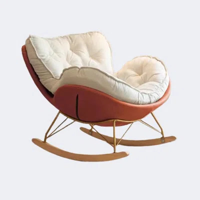 Italian Light Luxury Single Rocking Chair Rocking Chair | Wayfair North America