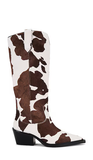 Reid Boot in Brown Cow | Revolve Clothing (Global)
