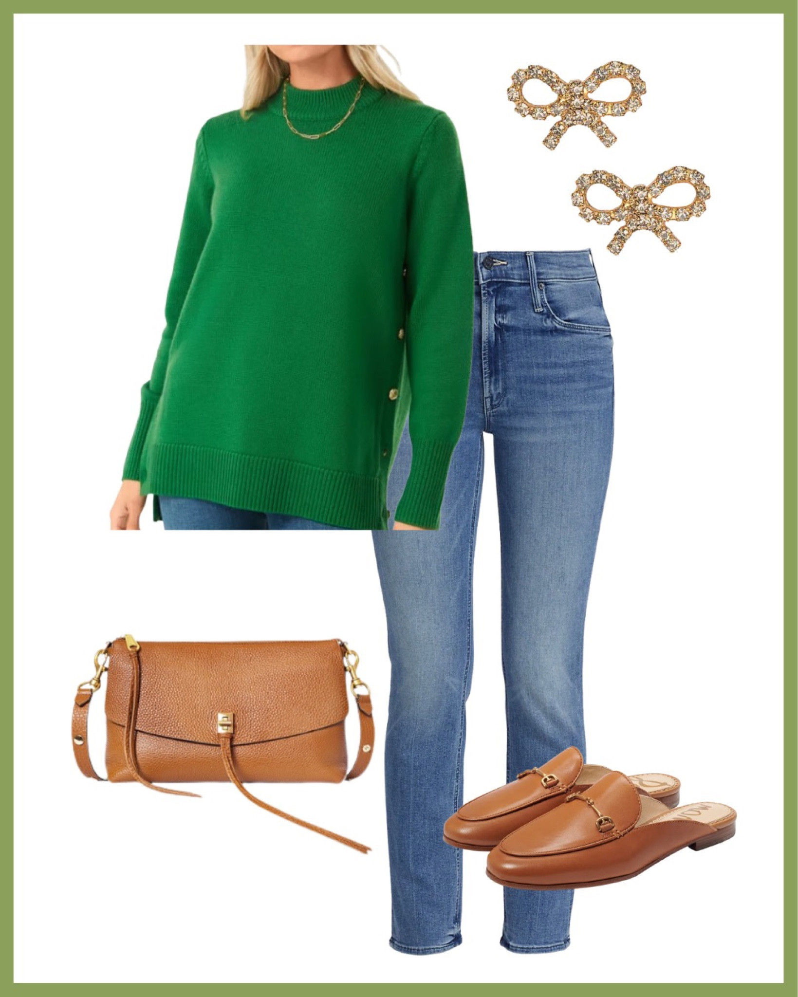 Holiday outfit idea for women, winter outfit inspiration! 

#LTKunder100 #LTKHoliday #LTKsalealert