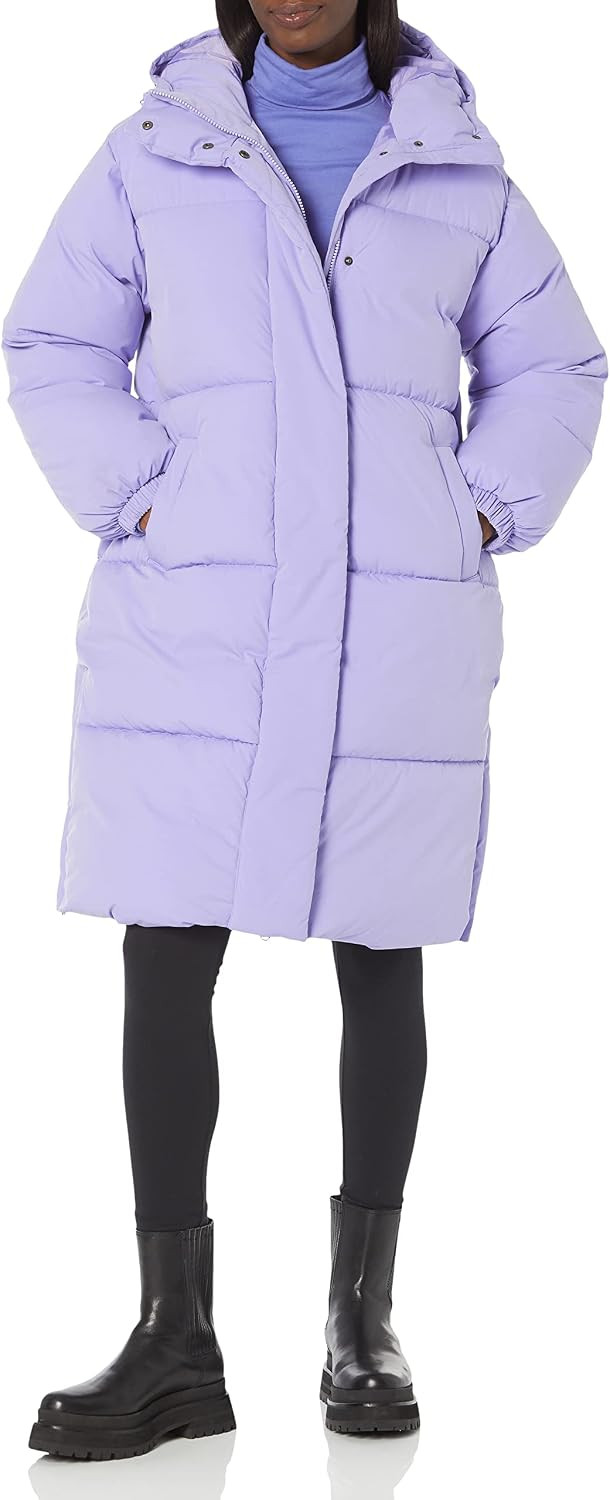 Amazon Essentials Women's Oversized Long Hooded Insulated Puffer Jacket (Available in Plus Size) | Amazon (US)