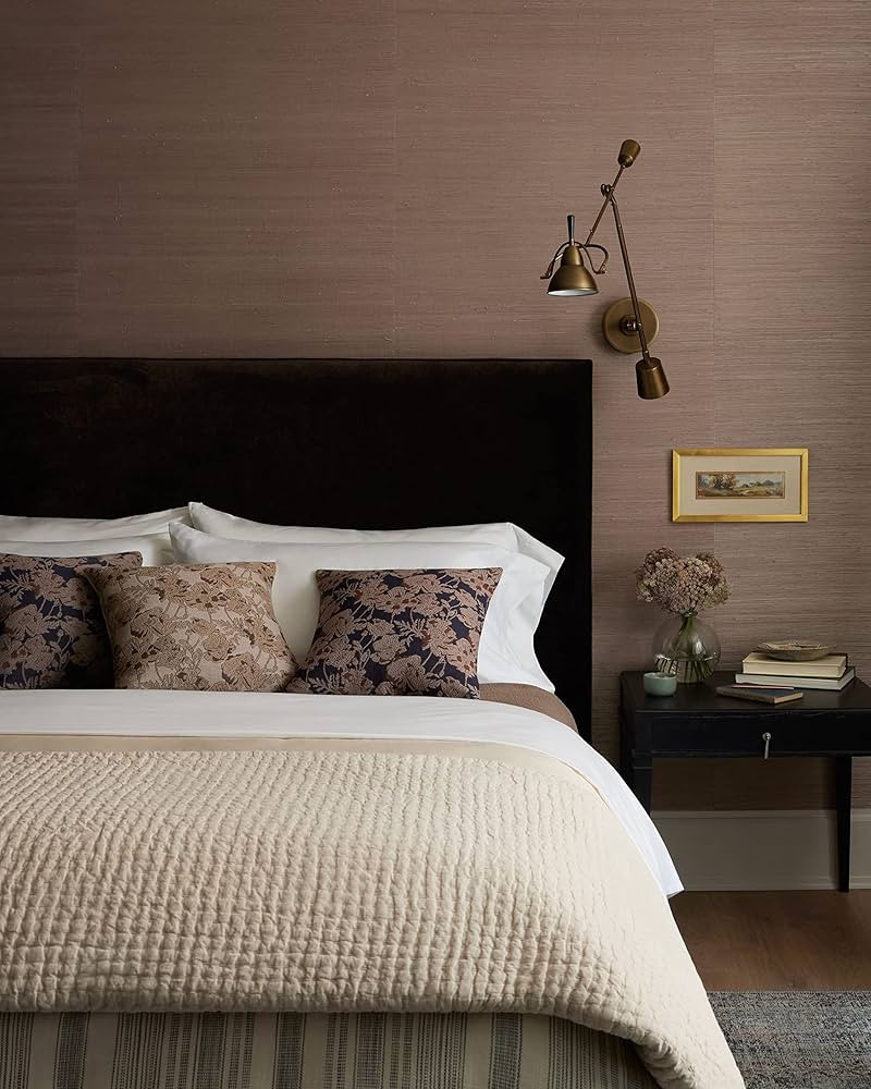 Loloi Chris Loves Julia Matilda Collection PCJ0008 Beige/Mocha 18'' x 18'' Cover Only Cover Pillo... | Amazon (US)