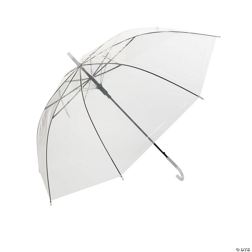 28" x 37" Decorate Your Own Clear Plastic Umbrellas - 6 Pc. | Oriental Trading Company