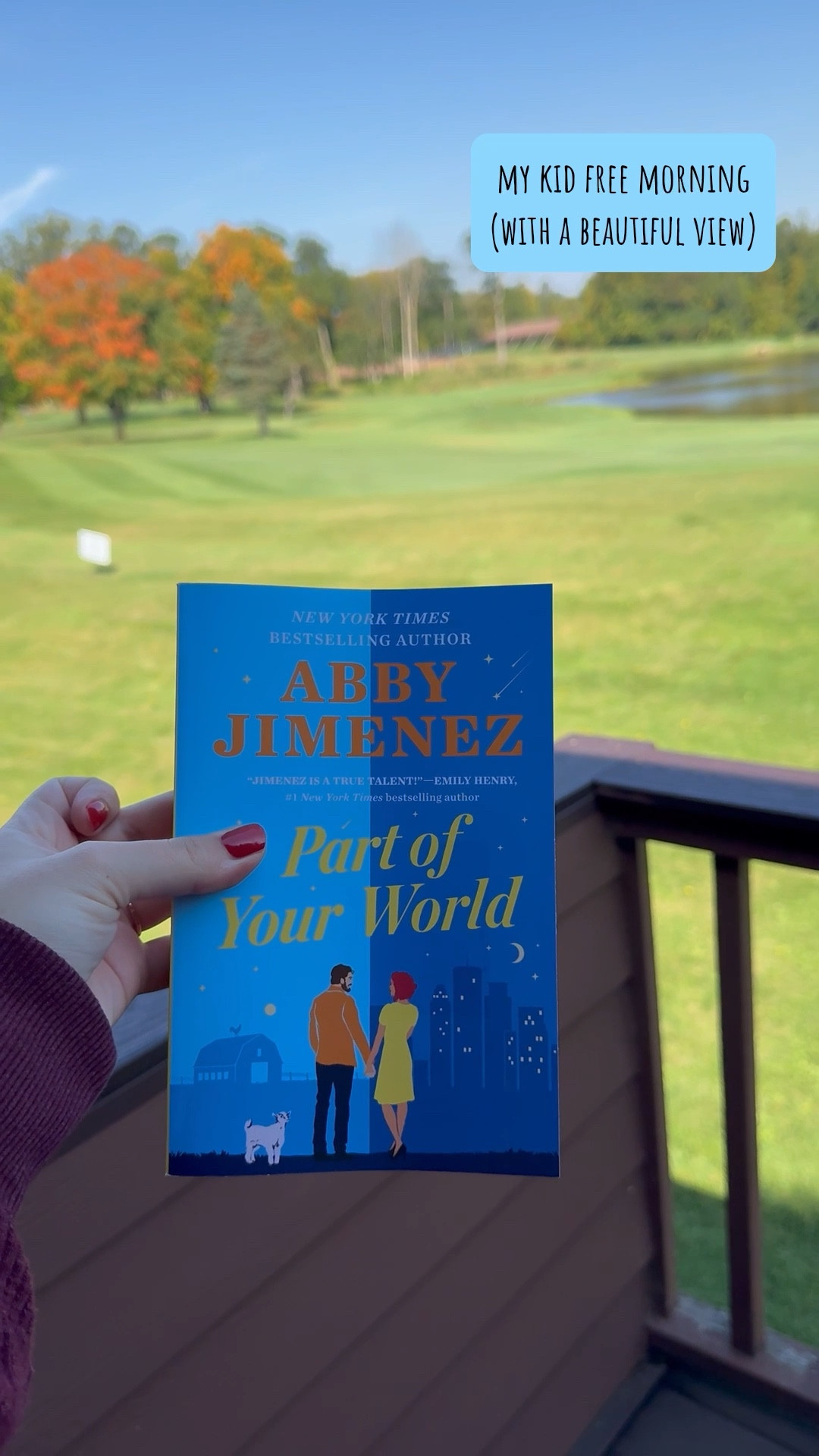 Featuring my current read: Part of Your World by Abby Jimenez 🫶🏻 I love reading a good romance book outside. There is something about it that feels so light and peaceful. The sounds of nature, the slight breeze, and two people falling in love.

#LTKHome #LTKSeasonal