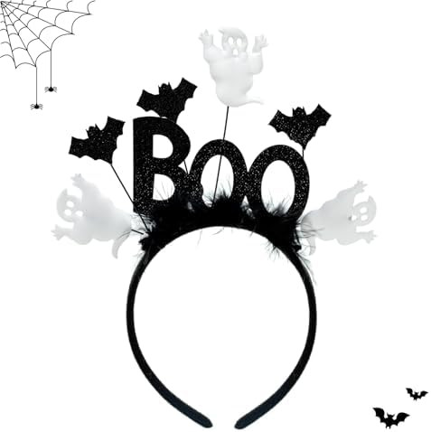 Artlunar Halloween Headband For Women, Pumpkin Ghost Witch Hat Bat Hair Accessories For Funny Hal... | Amazon (US)