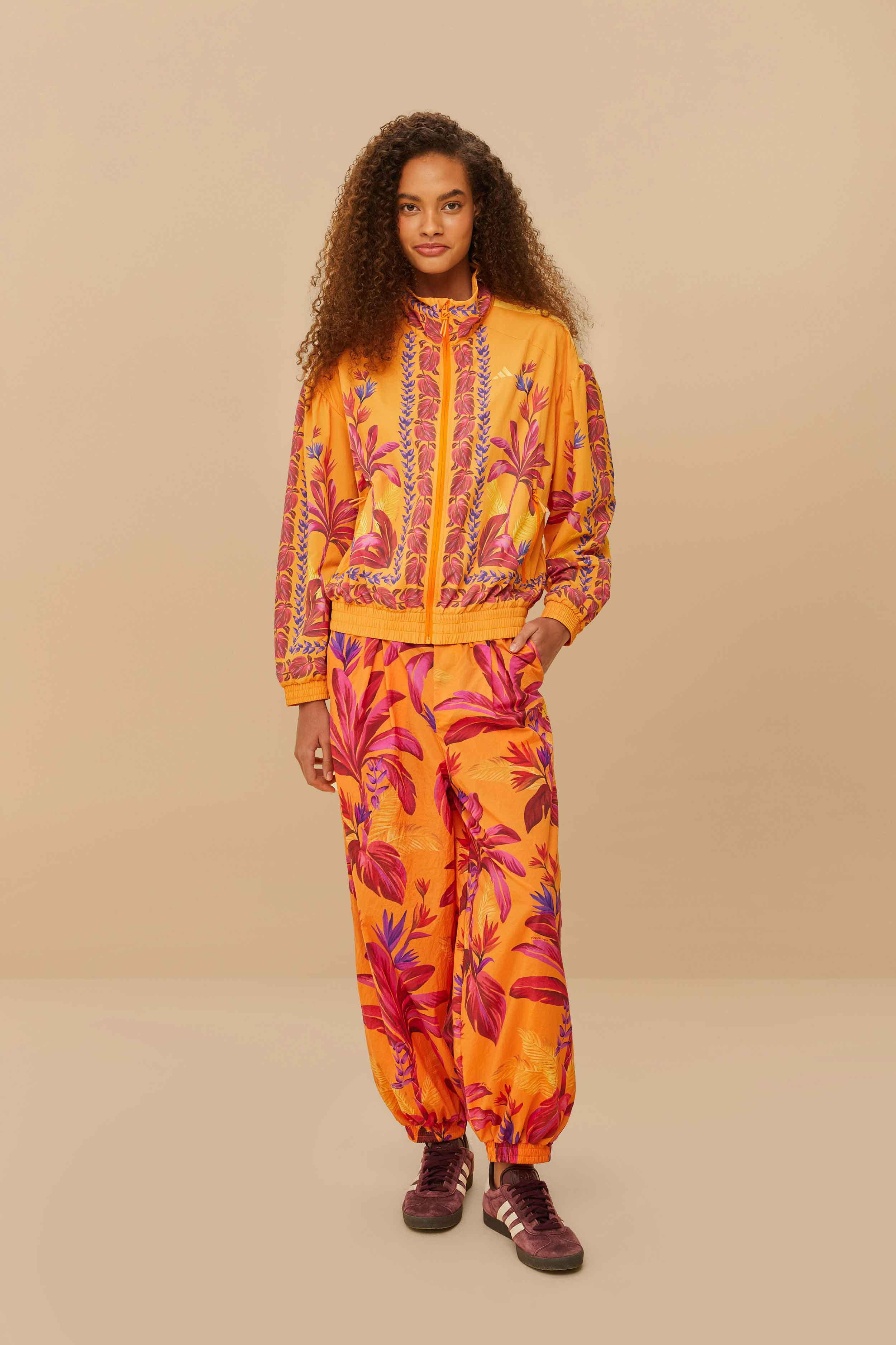 Adidas Tropical Breeze Bright Orange Pants | FarmRio (US)