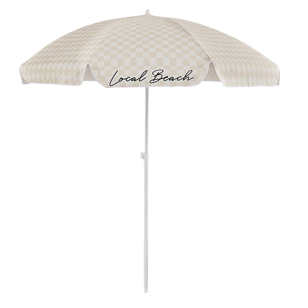 Sand Checker Beach Umbrella | Local Beach