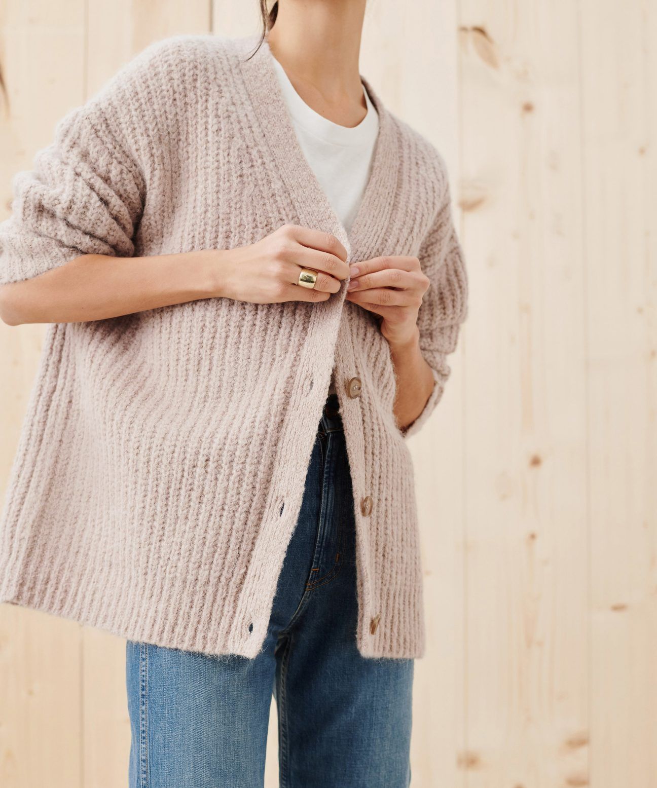 Cocoon Cardigan - Taupe | Jenni Kayne | Jenni Kayne