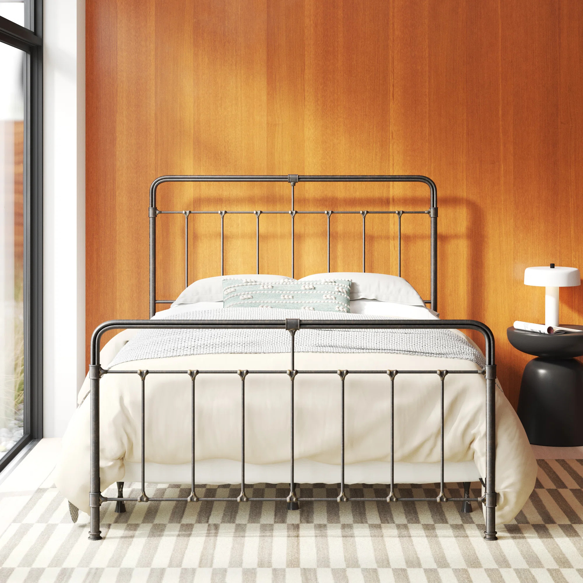 Geralynn Metal Slat Bed | Wayfair North America
