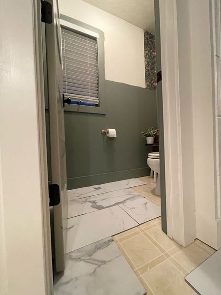 Small WC update in the works. Waiting on some more orders to come in. Products linked! Paint color is Intrigue by Benjamin Moore  

#LTKhome