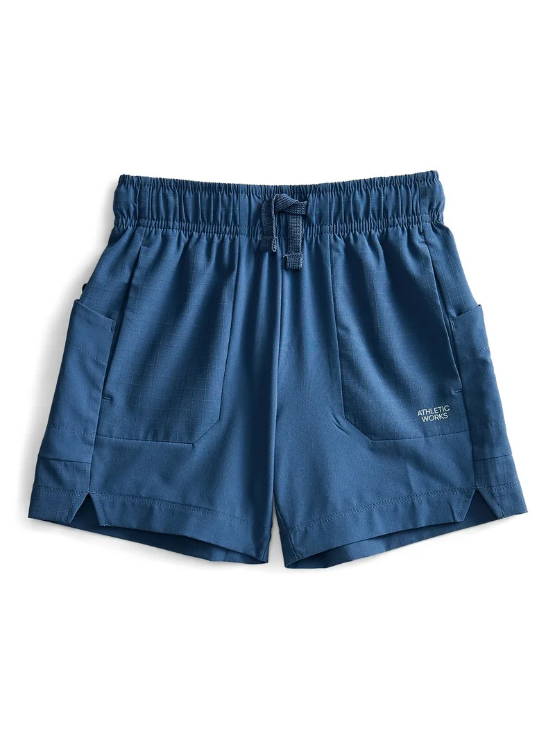 Athletic Works Boys' Ripstop Shorts, Sizes 4-18 & Husky | Walmart (US)