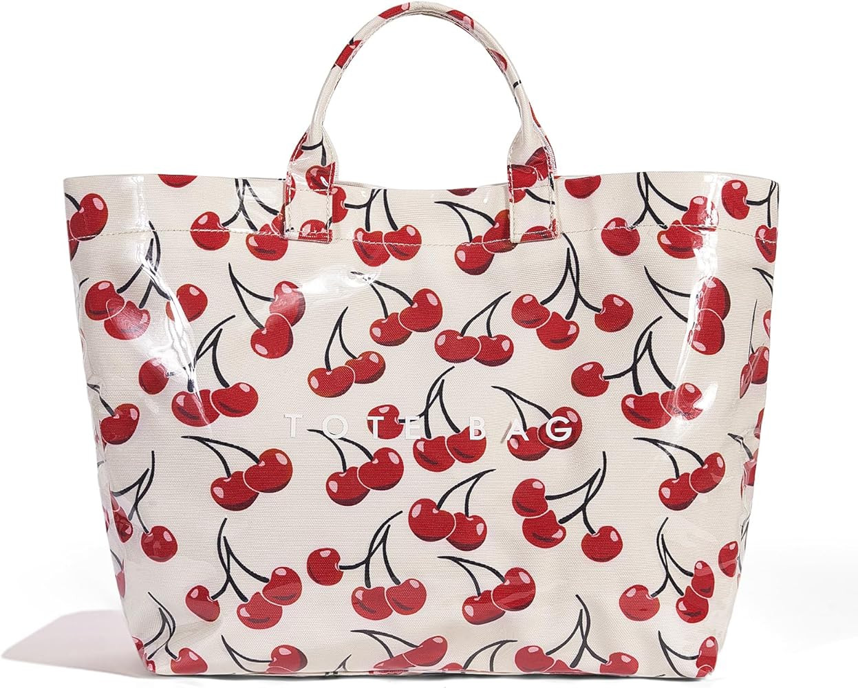 Lushandy PVC Tote Bag for Women Trendy Plastic Tote Bag Leopard Bags Cheetah Letters Print Bags L... | Amazon (US)