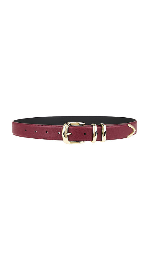 Favorite Daughter The Jordan Belt in Deep Red. Size XL | Revolve Clothing (Global)