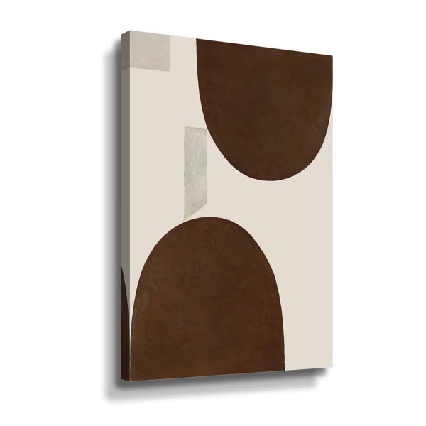 " Half Domes II Brown No Border " on Canvas | Wayfair North America