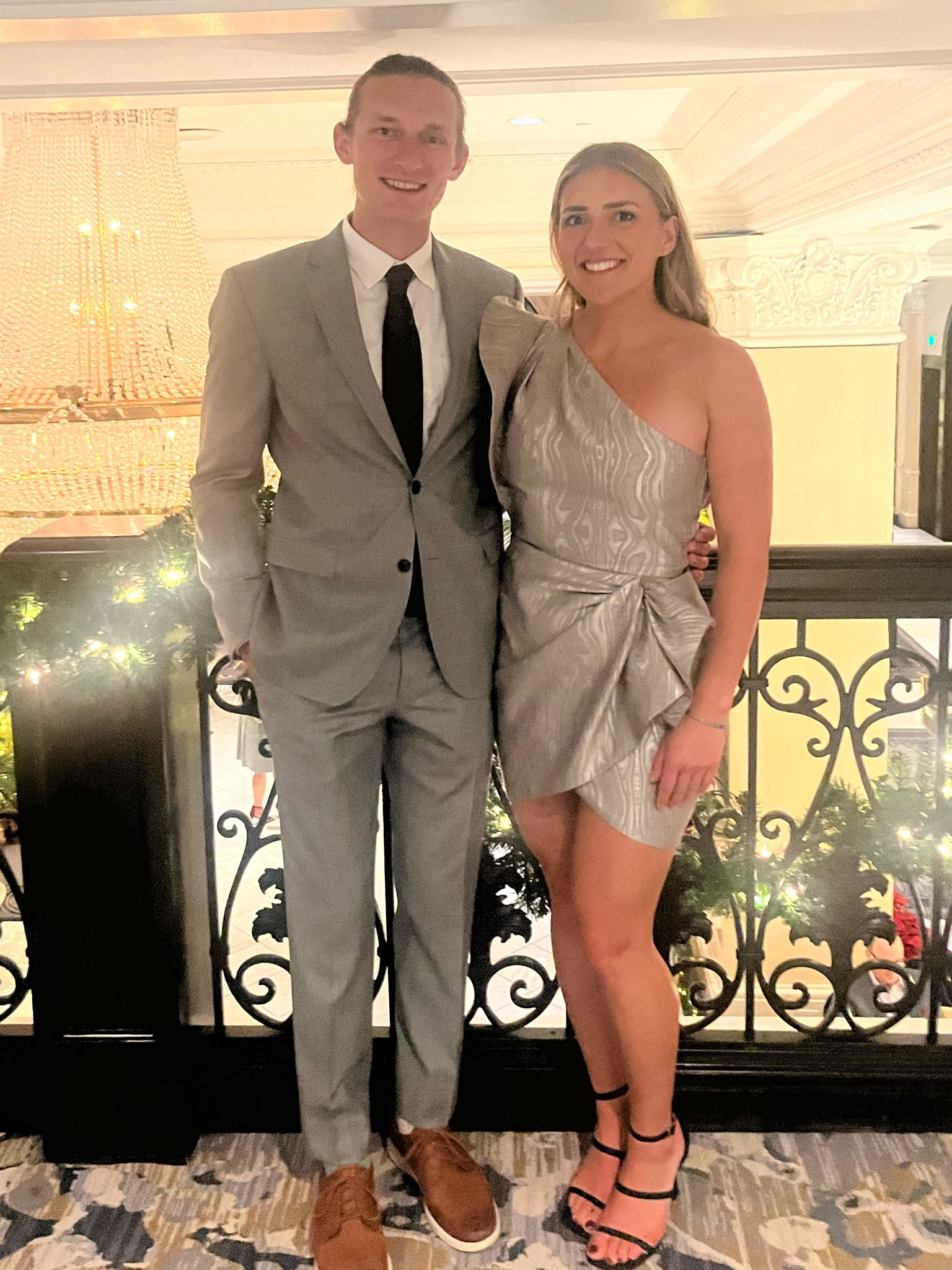 Holiday party, silver dress, cocktail dress, black strappy sandals