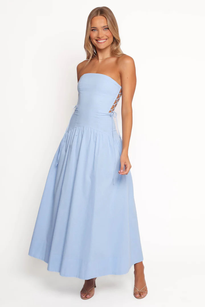 Maude Maxi Dress - Blue | Petal & Pup (US)