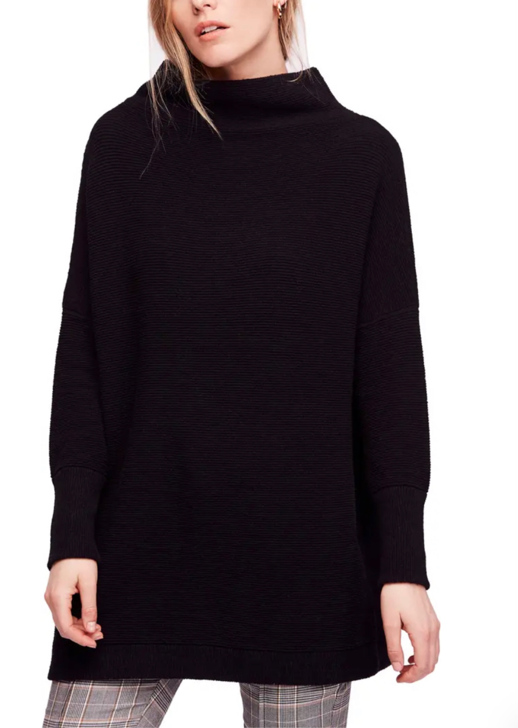 The GOAT is 50% off in black and ivory! 

Sweater: Free People Ottoman Slouchy Tunic

#LTKunder100 #LTKsalealert #LTKbump