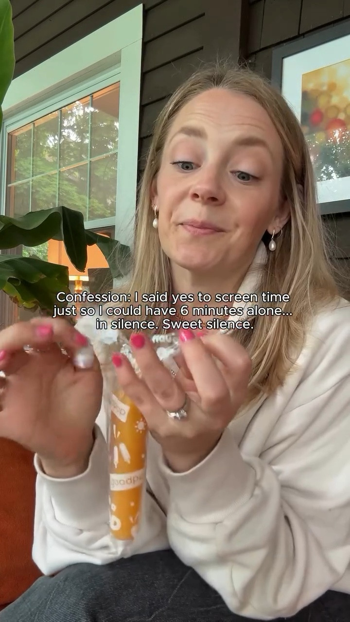 Moms be like “Man, I really needed this.” and all they needed was a literal second. 😂
.
Thanks for the mini break @goodpop 🧡
.
#momlife #marriedwithkids #millennialmom #momlifebelike #toddlerlife #toddlermom #funnymoms #lifewithlittles #contentcreator

#LTKSummerEdit