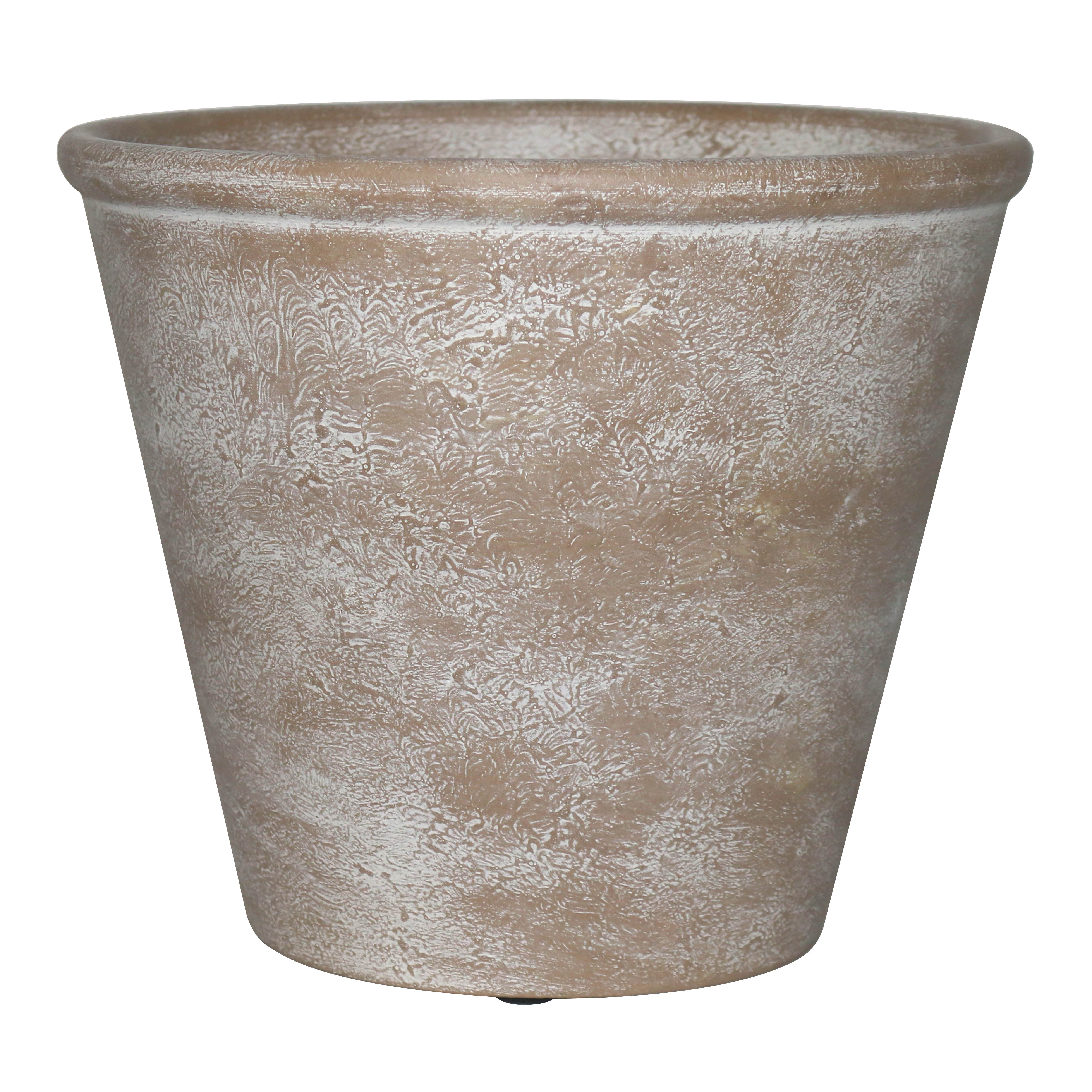 Better Homes&gardens 10 inch Hand-painted Brown Ceramic Pot - Walmart.com | Walmart (US)