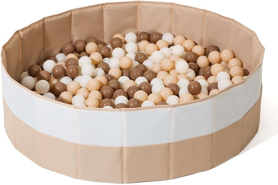 Kids Ball Pit for Baby Toddlers, Foldable Double Layer Playpen, Oxford Cloth Play Ball Pool with ... | Amazon (US)