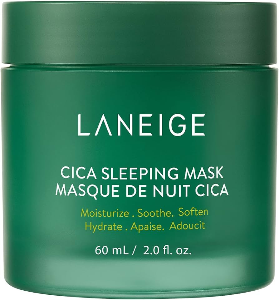 LANEIGE Hypoallergenic Cica Sleeping Mask: Hydrate, Nourish, and Soothe Stressed Skin, 2.0 fl. oz... | Amazon (US)