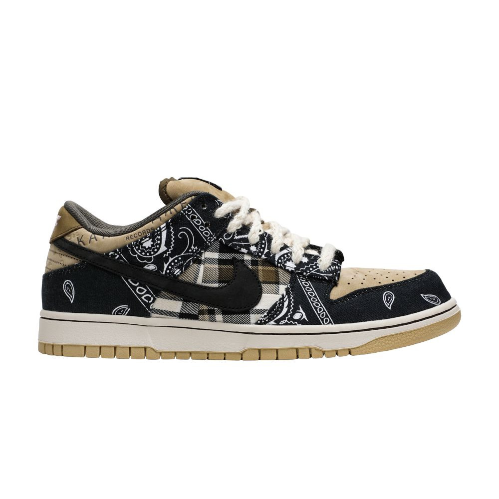 Travis Scott x Nike SB Dunk Low PRM QS 'Cactus Jack - Special Box' | Black | Men's Size 8.5 | GOAT