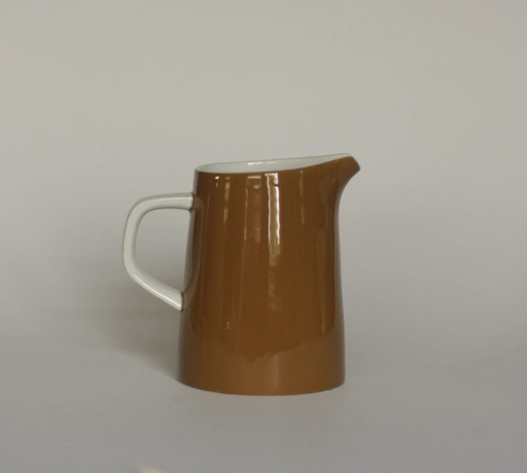 Vintage Mikasa Cera Stone Creamer in Brown Made in Japan - Etsy | Etsy (US)