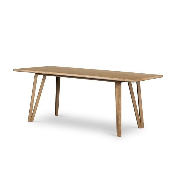 Leah Dining Table - Whitewash On Oak | France and Son