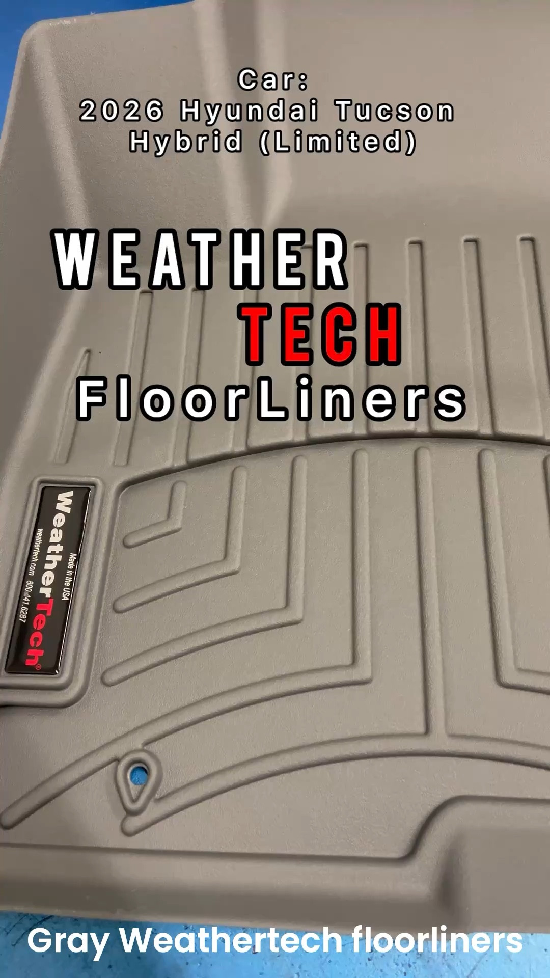 Grey weathertech floorliners for Hyundai Tucson hybrid limited 2026
I love these gray all weather for mats for my car!
They are light and color and really match the neutral look to my white car interior. 
They are super easy to clean and 
super durable! ￼￼￼

#LTKmomlife #LTKActive #LTKTravel
