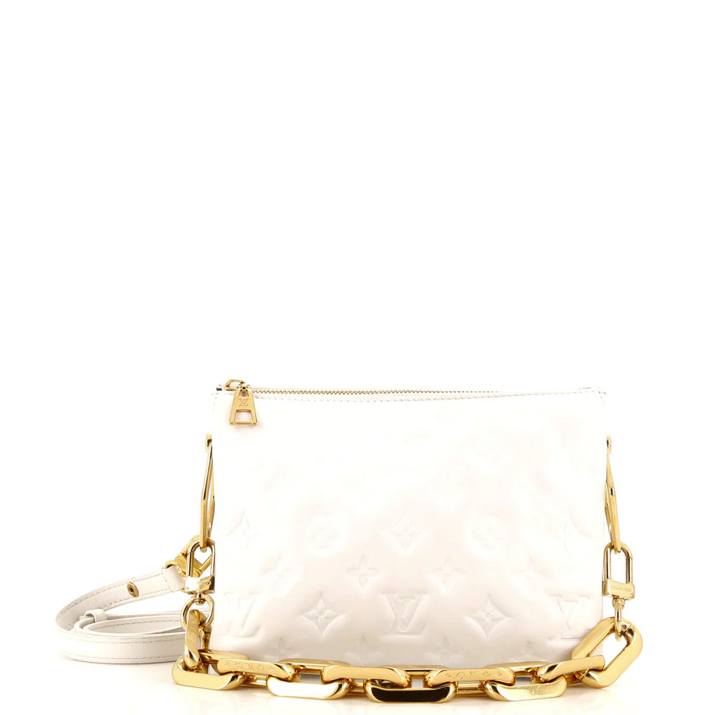 Coussin Bag Monogram Embossed Lambskin BB | Rebag