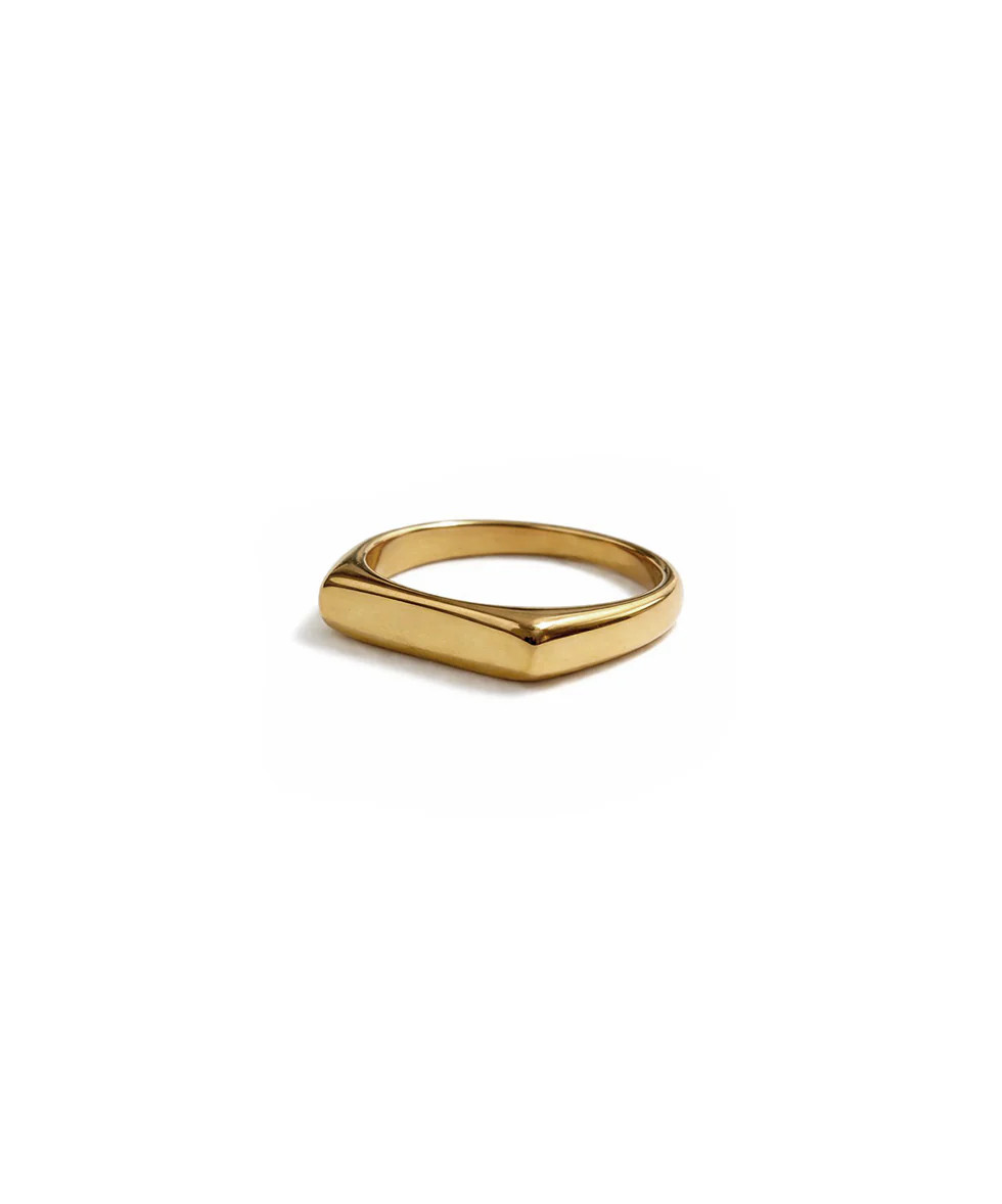 Slim Bar Ring - Gold | BAACAL Limited, LLC