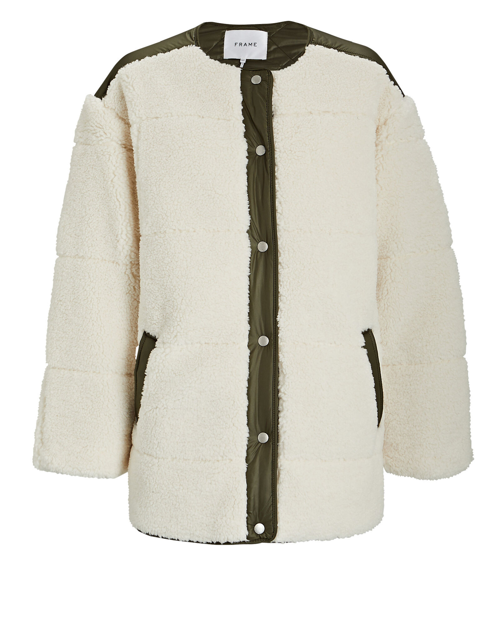 Oversized Recycled Faux Shearling Liner Jacket | INTERMIX