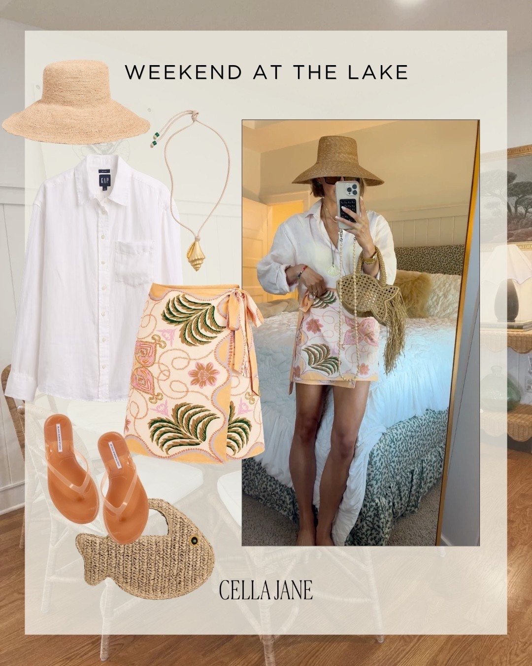 Amazon wrap cover up skirt — the perfect vacation look! I’m wearing a size small.

#LTKsummer #LTKswimwear