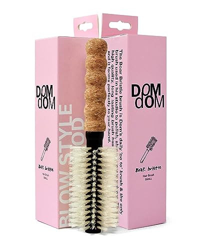 Dom Dom Round Hair Brush, Boar & Nylon Bristles for Blowouts, Small 2in | Amazon (US)