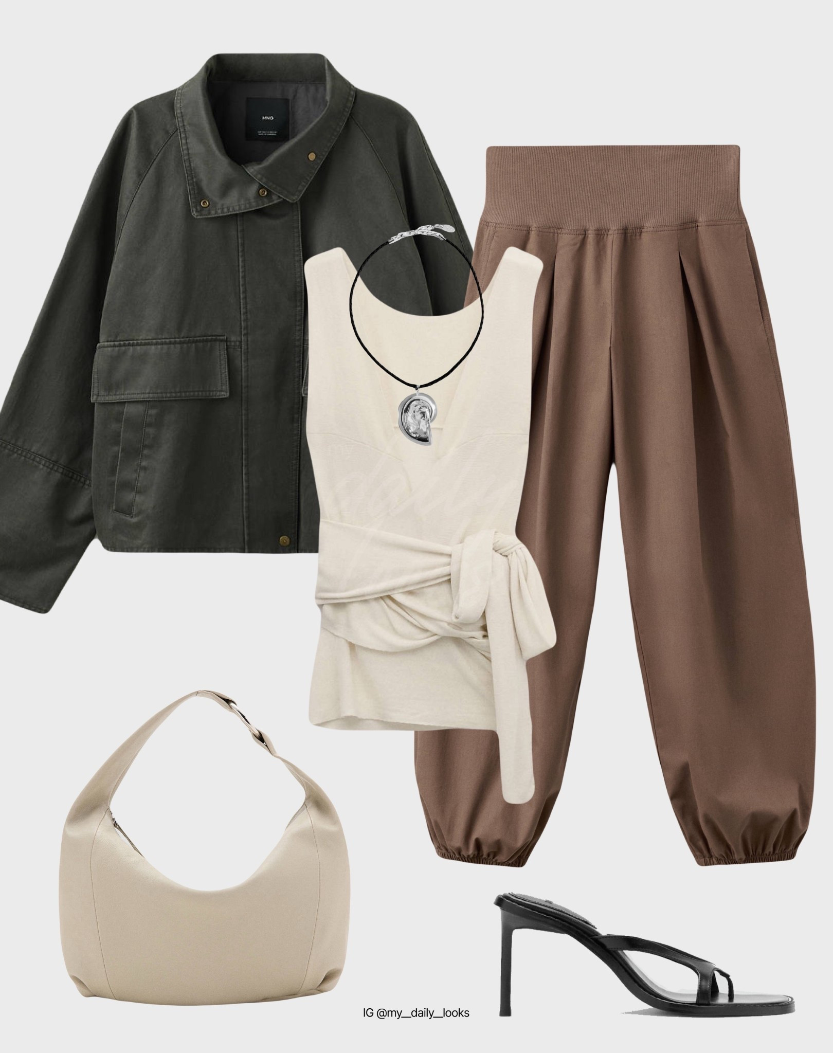 Spring Outfits 2026 🖤 

Tags: spring summer outfits, spring jacket, 2026 trends, parka, trench coat, Mango new-in, Mango haul, Mango Selection, H&M new-in, capsule wardrobe, office look, high street, elevated style, baloon trousers.

#LTKhaul #LTKootd 

#LTKstyletip #LTKspring #LTKbag