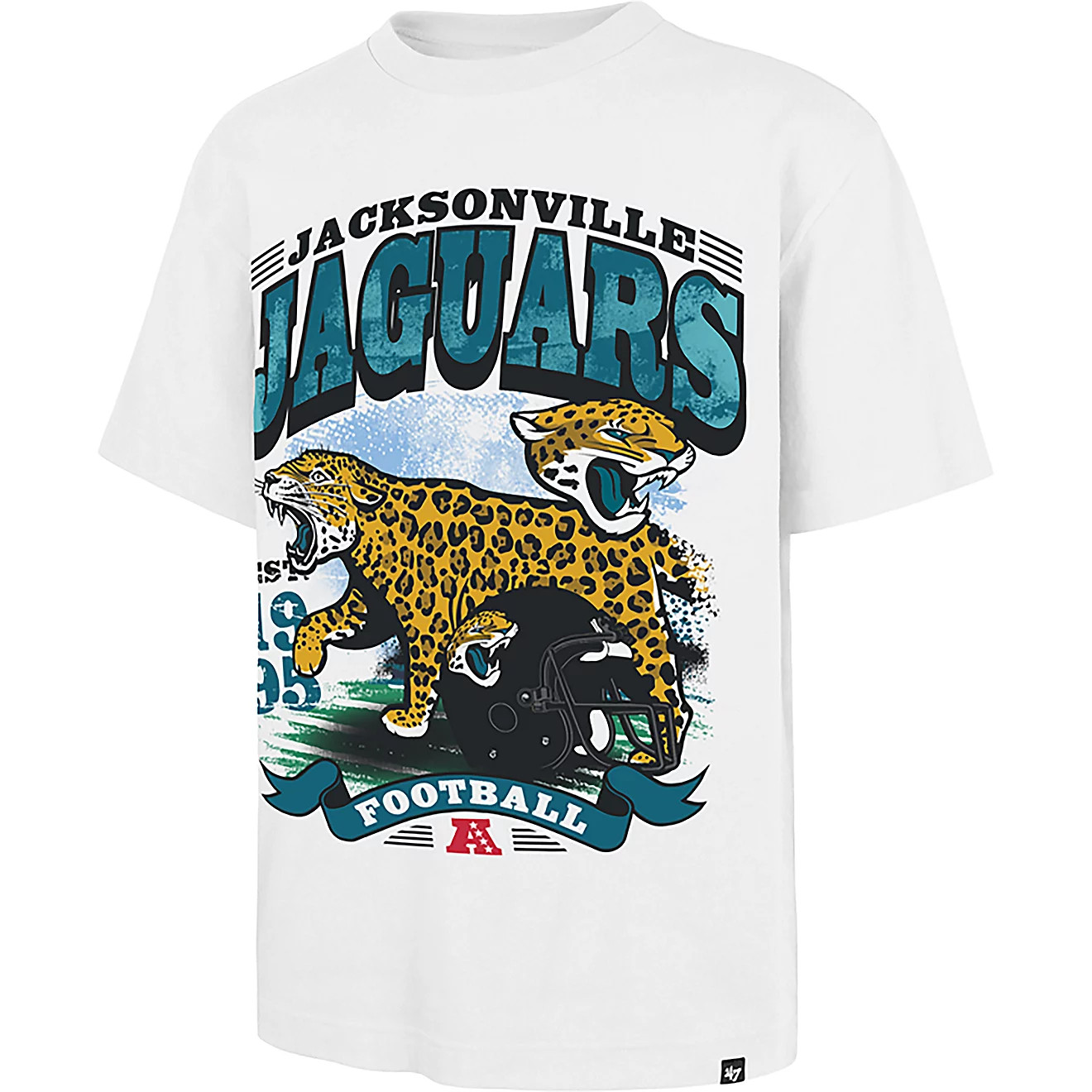 '47 Men's Jacksonville Jaguars Regional Foundation Short Sleeve T-shirt | Academy Sports + Outdoors
