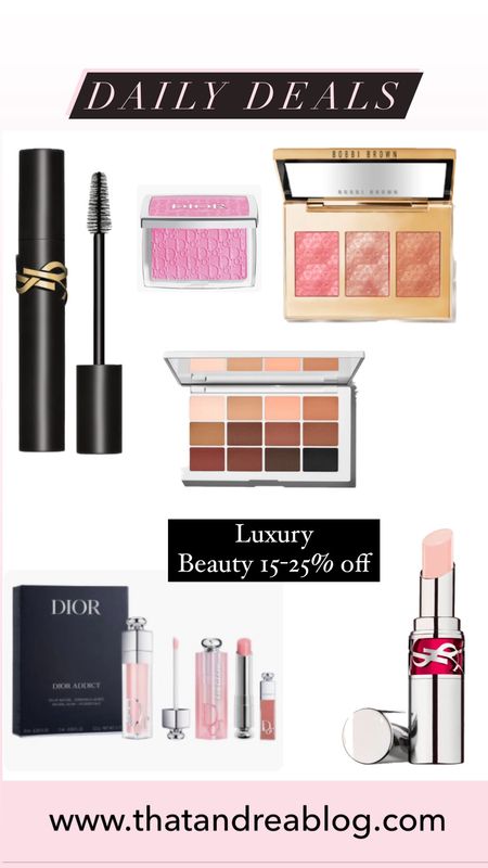 Daily deals 
YSL beauty 
Makeupbymario 
Dior beauty 
Blushes 
Mascara 
Eyeshadow Palette 
Lipstick 
Makeup on sale 
Beauty on sale 

#LTKsalealert #LTKbeauty #LTKfindsunder100