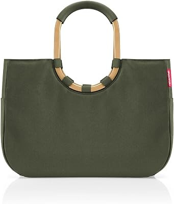 reisenthel loopshopper L forest gold \u2013 Stabile Tasche mit praktischen F\u00e4chern aus recyc... | Amazon (DE)