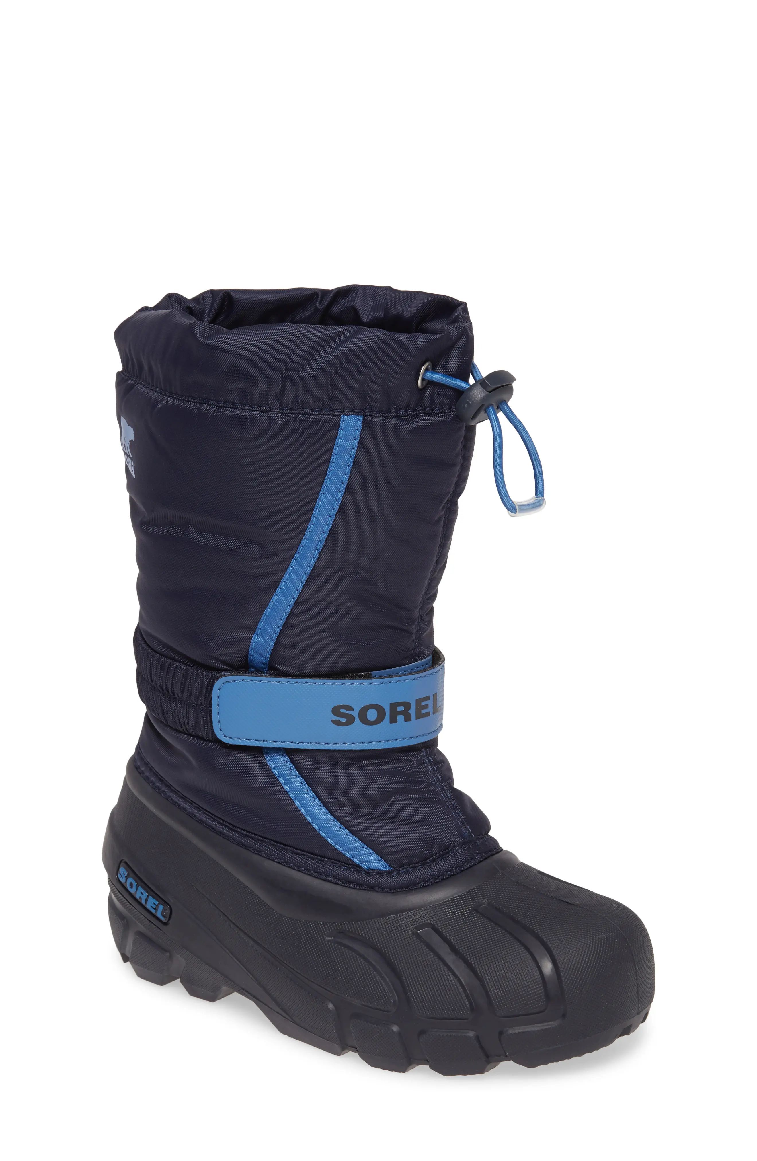 Toddler Sorel Flurry Weather Resistant Snow Boot, Size 3 M - Blue | Nordstrom